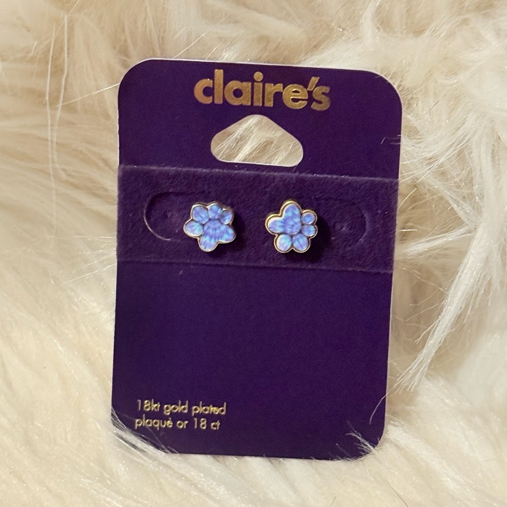 18kt gold plated new flower earrings #60